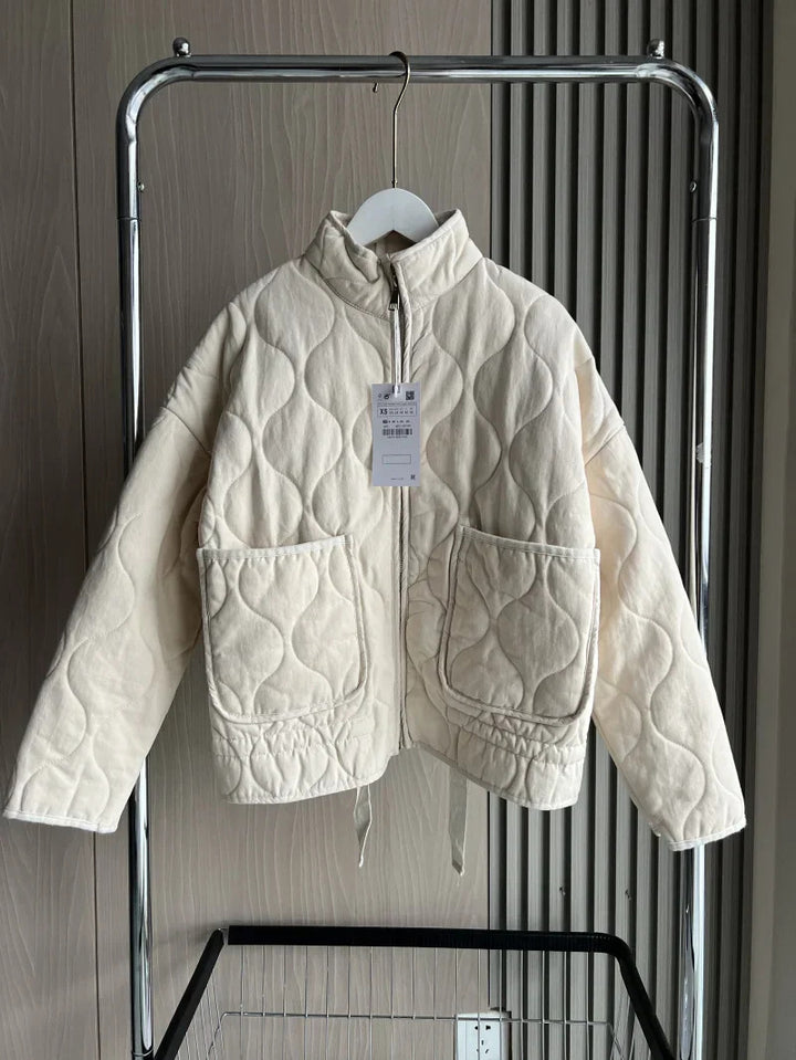 Drune | Oversized gesteppte Jacke - Bomberstil