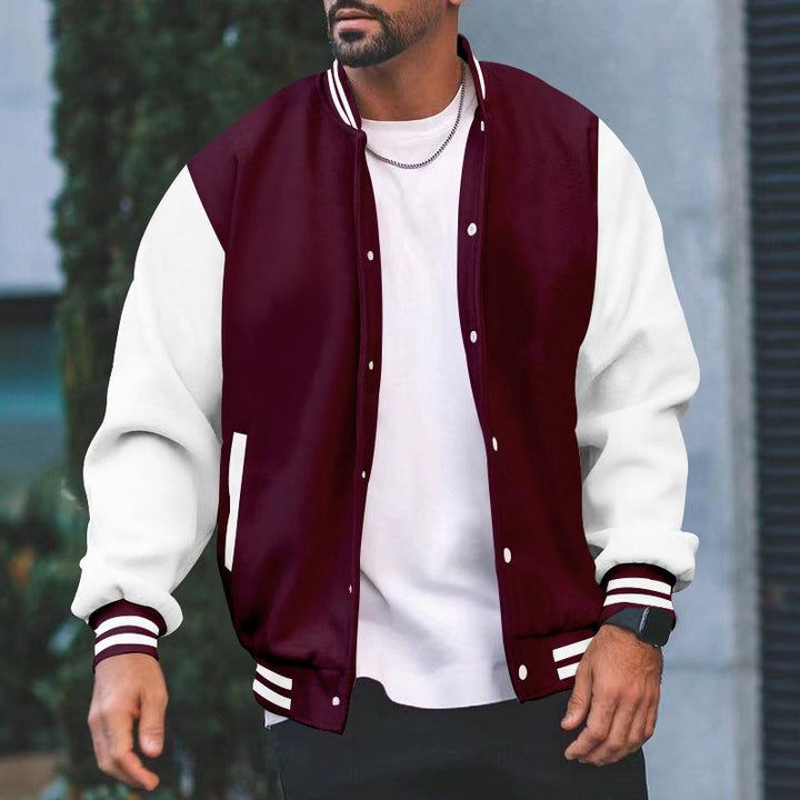 Herren Sportliche Collegejacke Drune