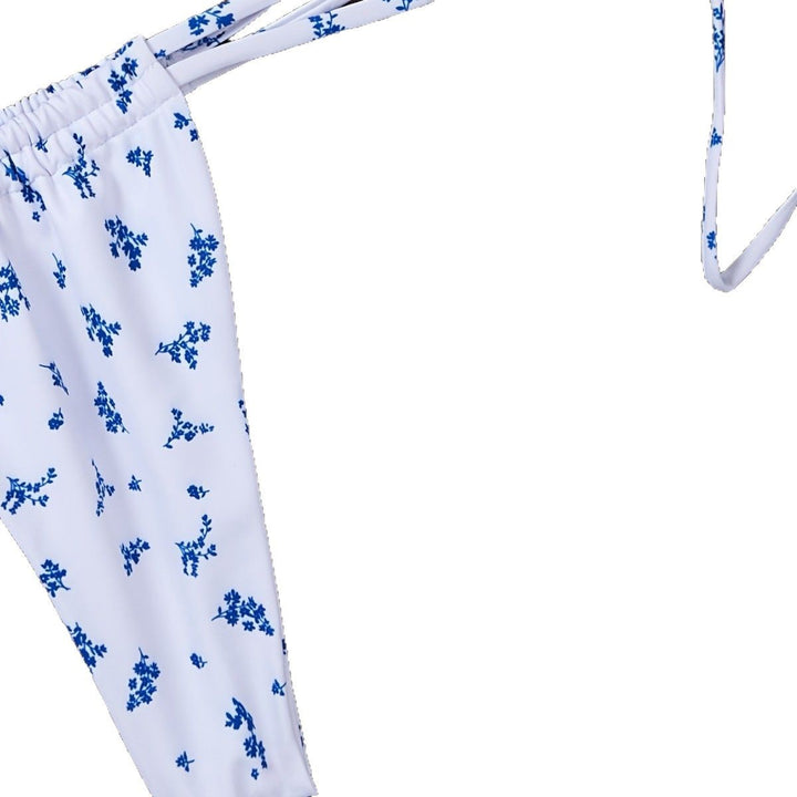 Damen Triangel-Bikini mit blumigem Muster und anpassbarem Bindesystem Drune