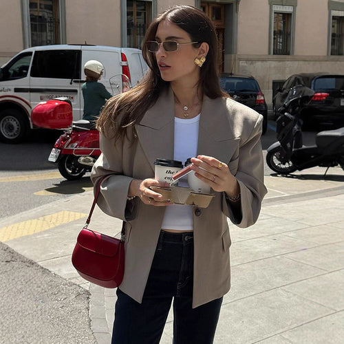 Damen oversized Jacke im modernen Schnitt Drune