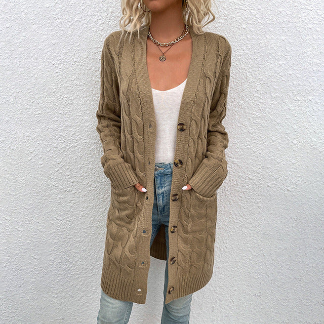 Drune | Weiche Strickstrickjacke mit Komfort