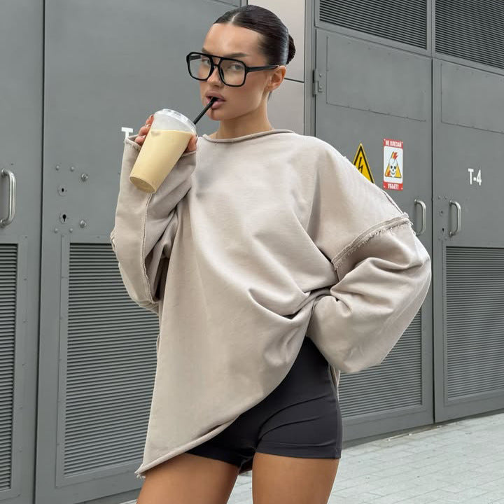 Damen modisches und lässiges Sweatshirt Drune
