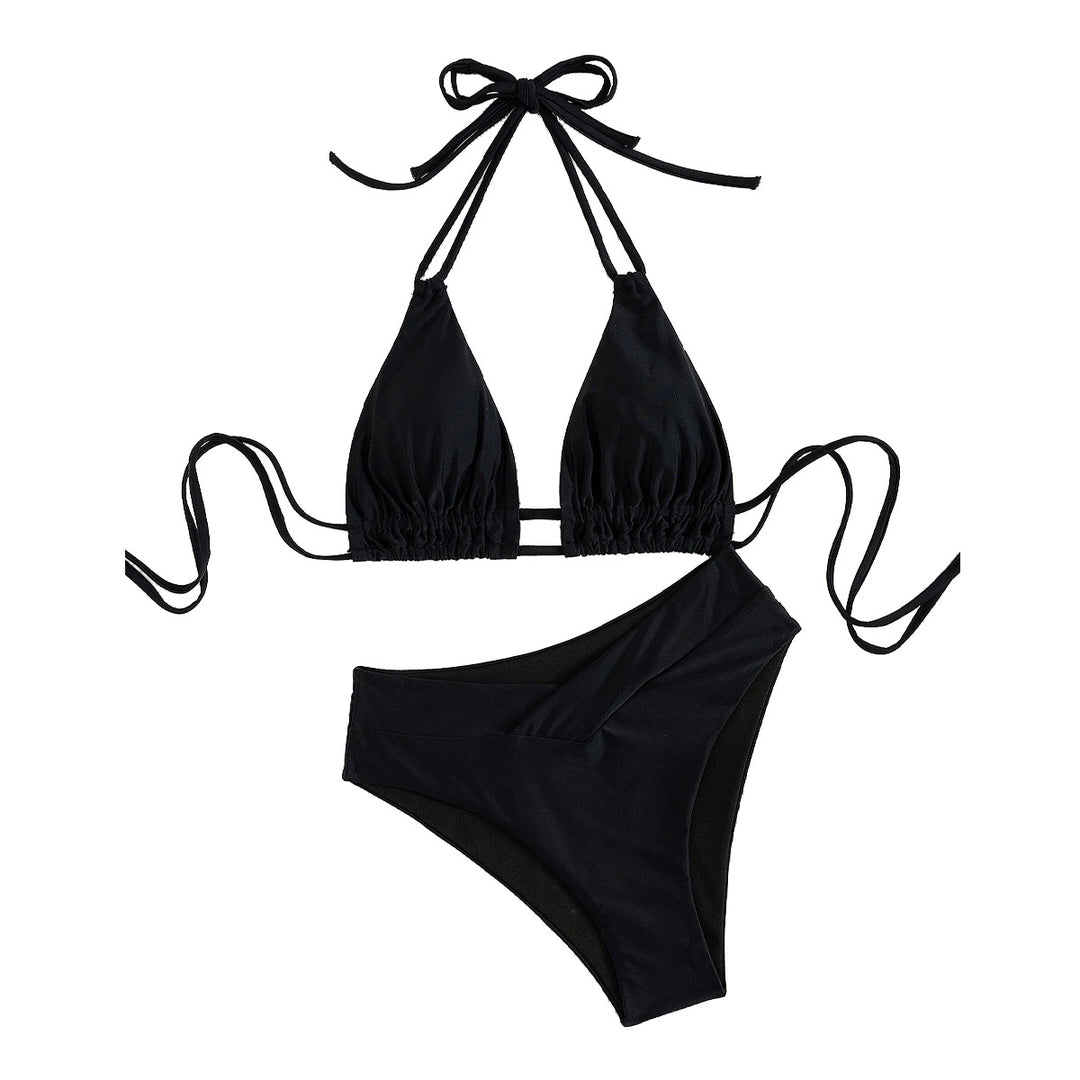 Damen Triangel-Bikini mit verstellbaren Trägern und modischem Schnitt Drune