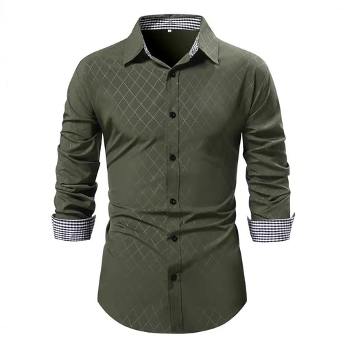 Herren Langarmhemd Drune