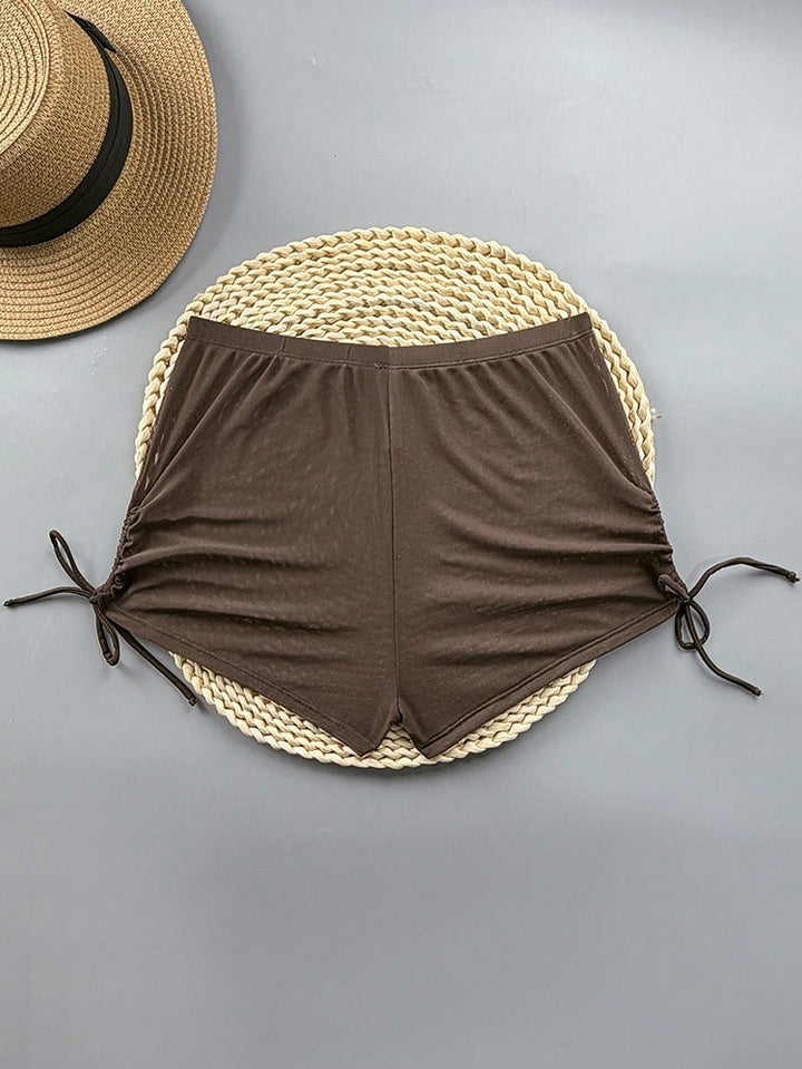 Damen Bade-Shorts mit verstellbaren Seitenbändern Drune