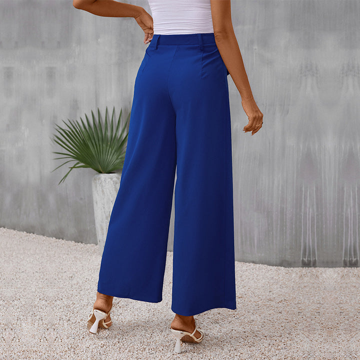 Damen weite Hochbundhose mit praktischen Taschen Drune