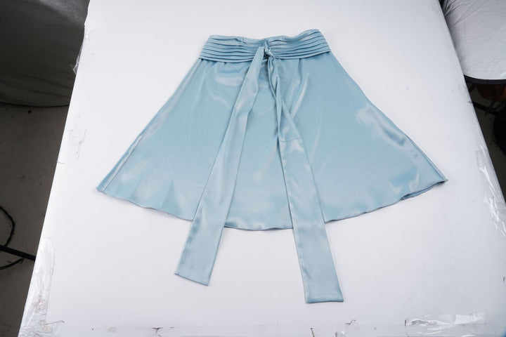 Damen Eleganter Sommerrock mit Schmuckbund Drune