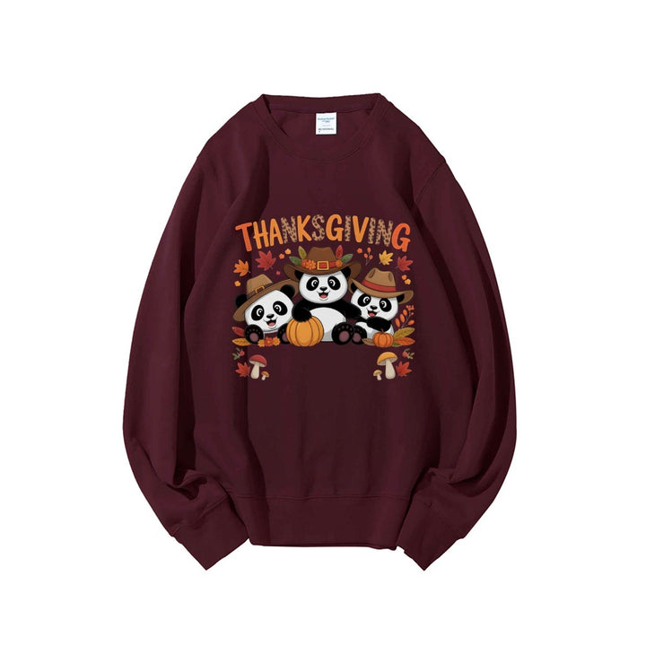 Damen Sweatshirt mit lustigem Tierdesign und herbstlichem Motiv Drune
