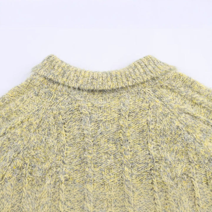 Damen Strickjacke mit schickem, weichem Stoff und dekorativen Knöpfen Drune
