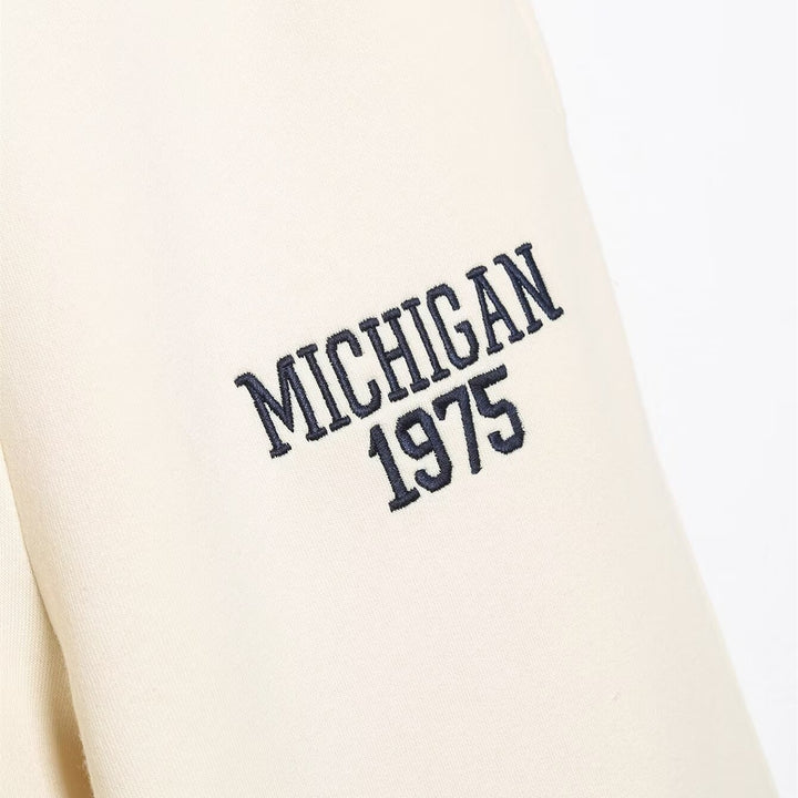 Damen Sweatpants mit bequemem Gummibund und edlem Michigan-Print Drune