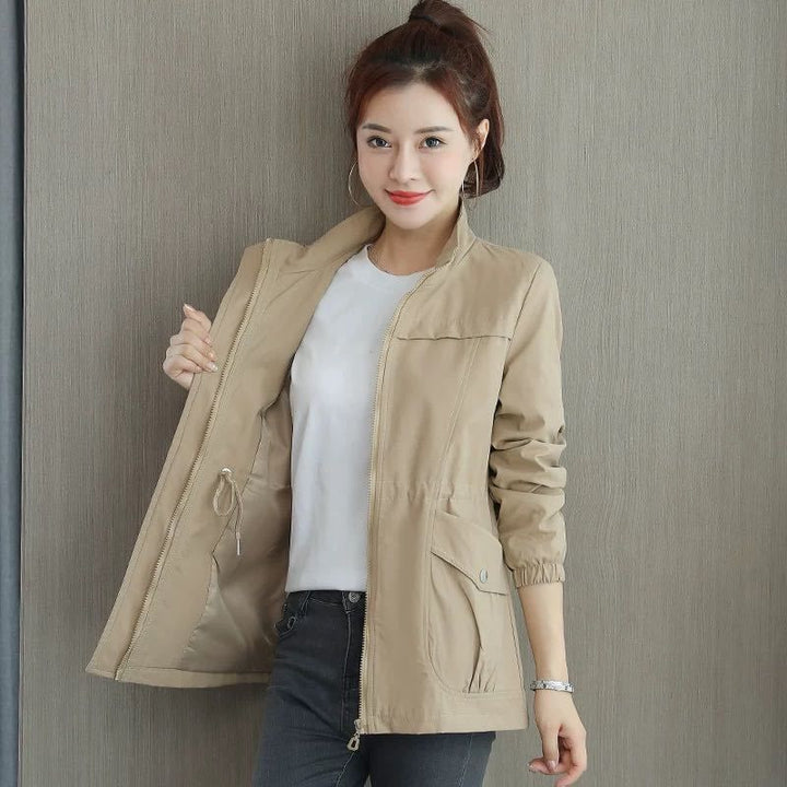 Drune | Trenchcoat Mit Reißverschluss Für Frauen