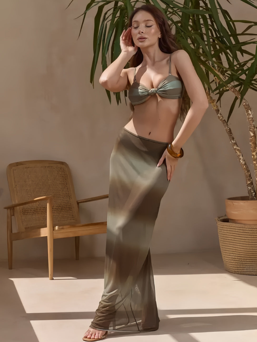 Damen Strandkleid Drune