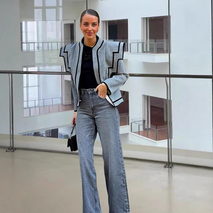 Damen Strukturierte Jacke mit sculpturalen Ärmeln Drune
