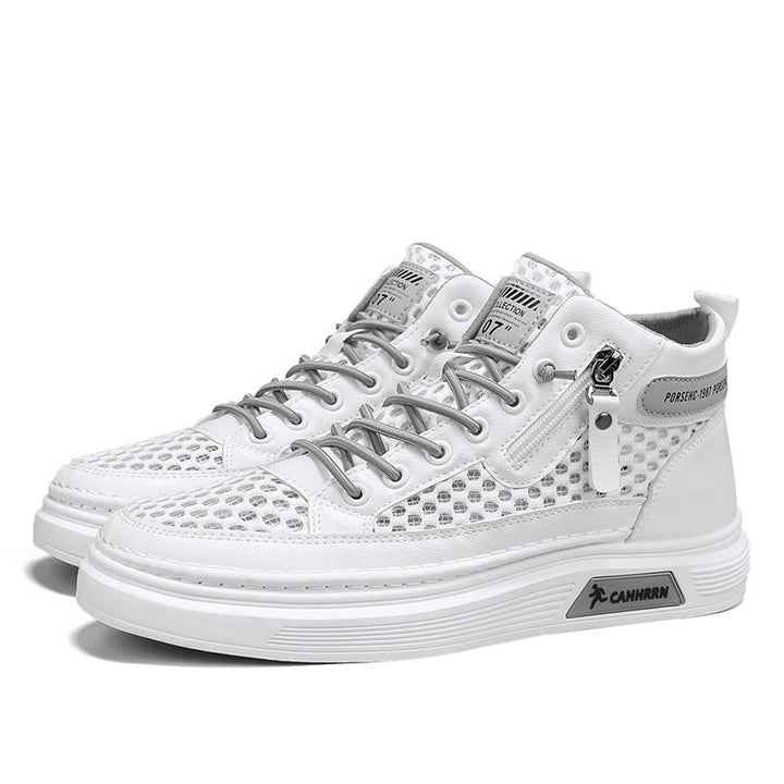 Damen High-Top Sneakers mit atmungsaktivem Netzdesign und dämpfender Sohle Drune
