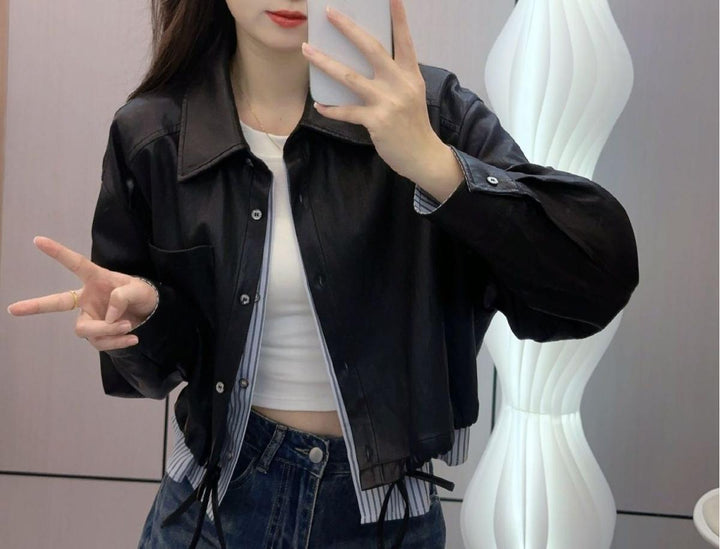 Damen lässige und modische Kurzjacke Drune