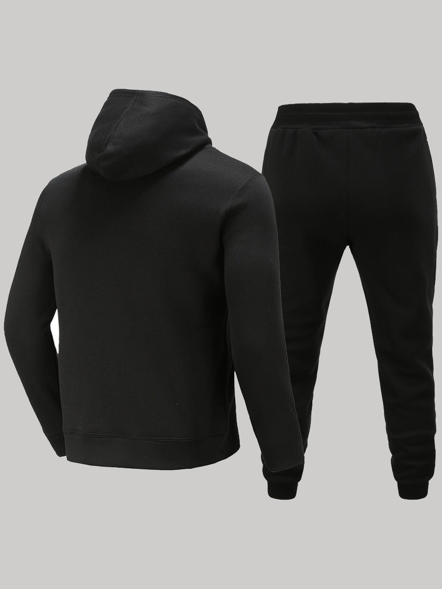 Damen Sportliches Hoodie und Jogginghose Set mit buntem Grafikelement Drune