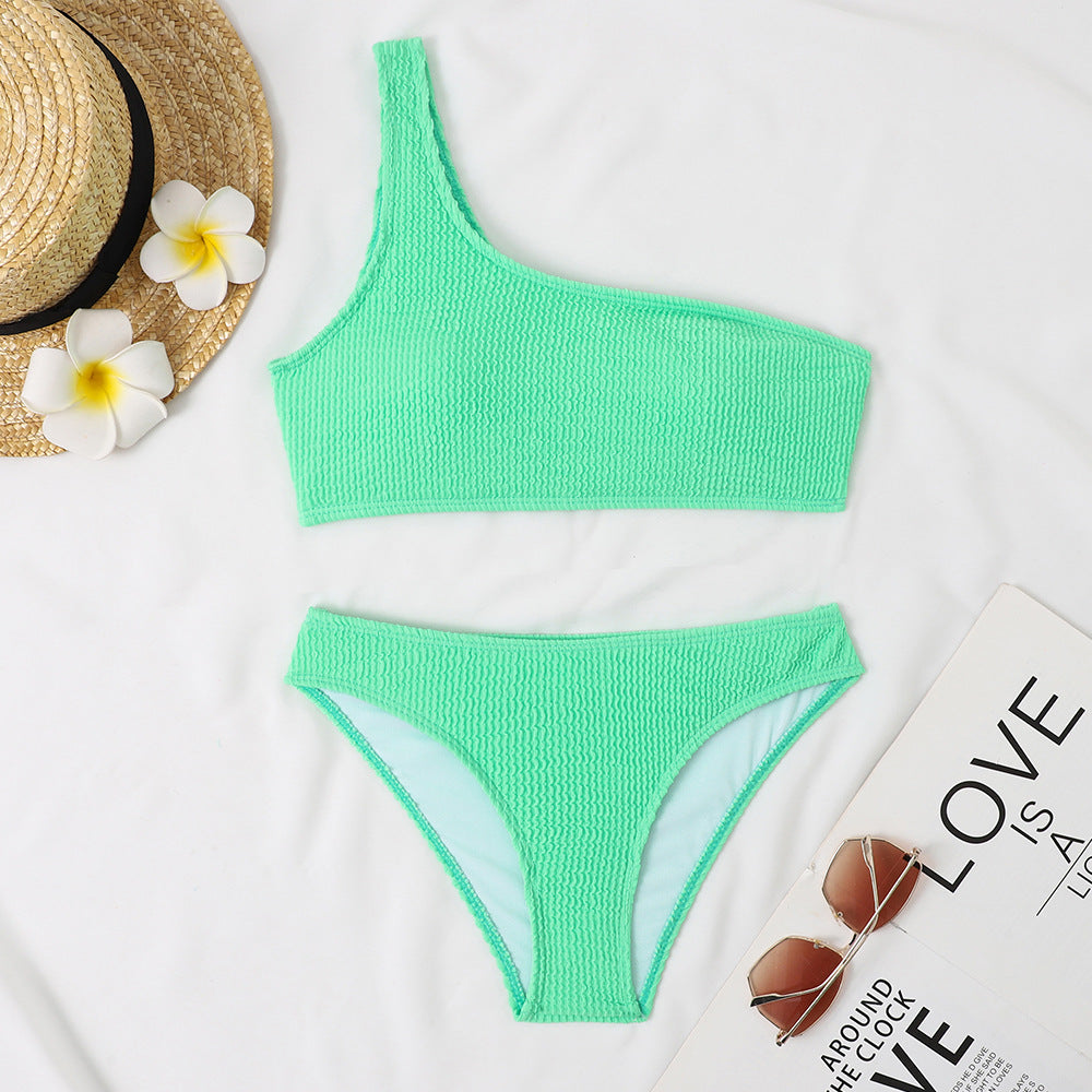Damen Triangel-Bikini mit asymmetrischem Schnitt und aufregendem Design Drune