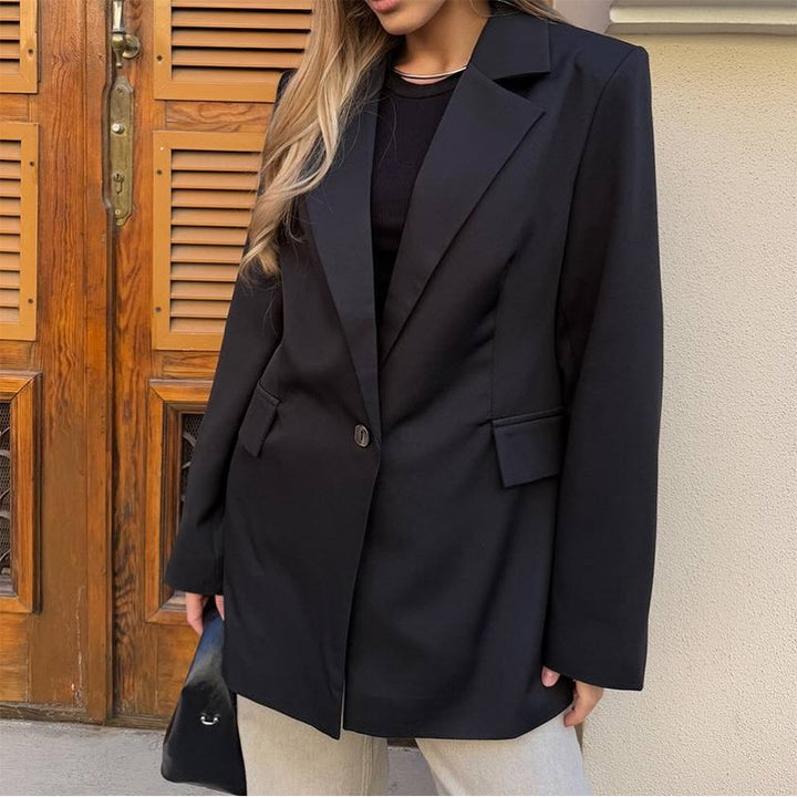 Damen modischer Blazer mit Gürtel Drune
