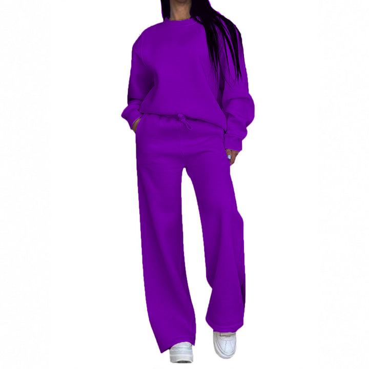 Damen nan lässiges Oversize Sweatshirt und weite Jogginghose Set Drune