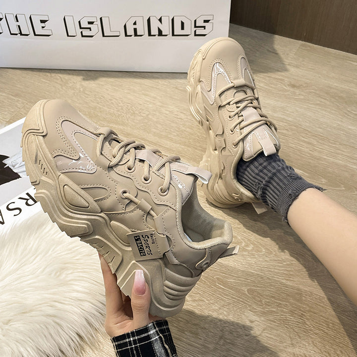 Damen Chunky Sneaker mit atmungsaktiver Mesh-Oberfläche und stabiler Dämpfungstechnologie Drune