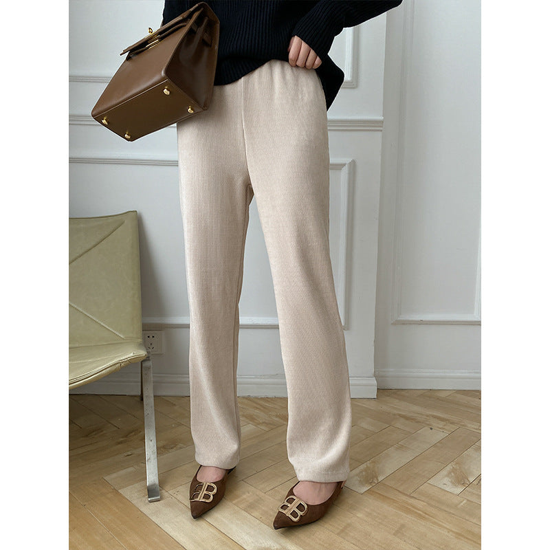 Damen Bequeme Loungehose mit weitem Bein Drune