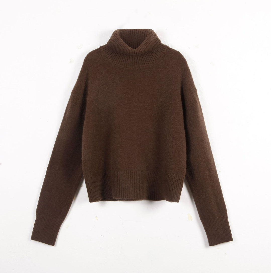 Damen kuscheliger Rollkragenpullover Drune
