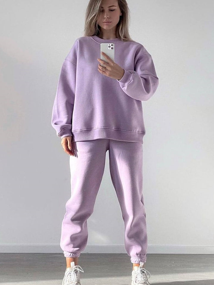 Damen bequemer und trendiger Sweatanzug Drune