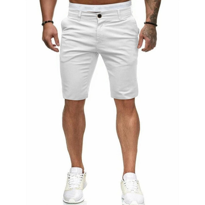 Herren Chino Stil Freizeit Shorts Drune