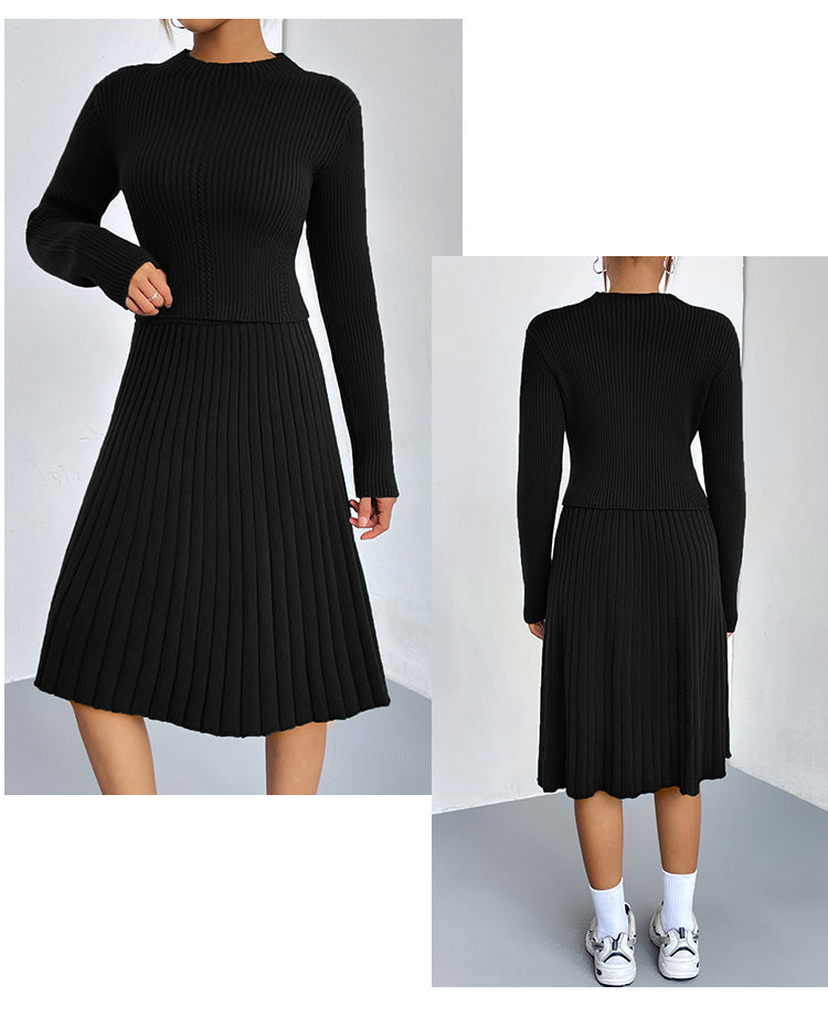 Drune | A-Linie Rock Strickpullover Set