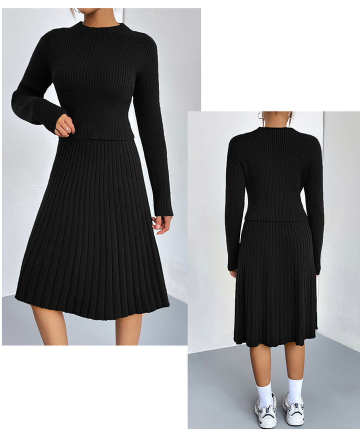 Drune | A-Linie Rock Strickpullover Set