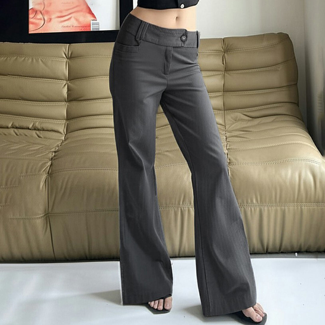 Damen Flared Pants im eleganten Schnitt Drune