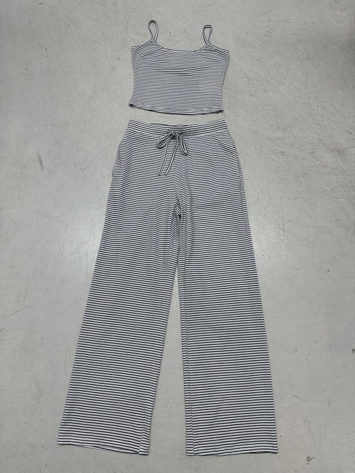 Damen Freizeitoberteil und Jogginghose Set Drune