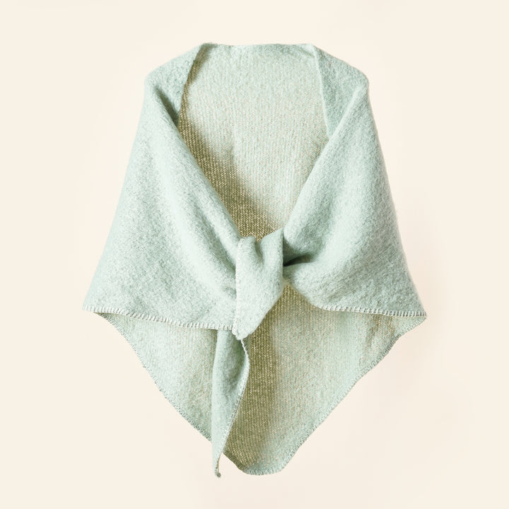 Damen Kuscheliger Wickelponcho mit modernen Fransen und elegantem Design Drune