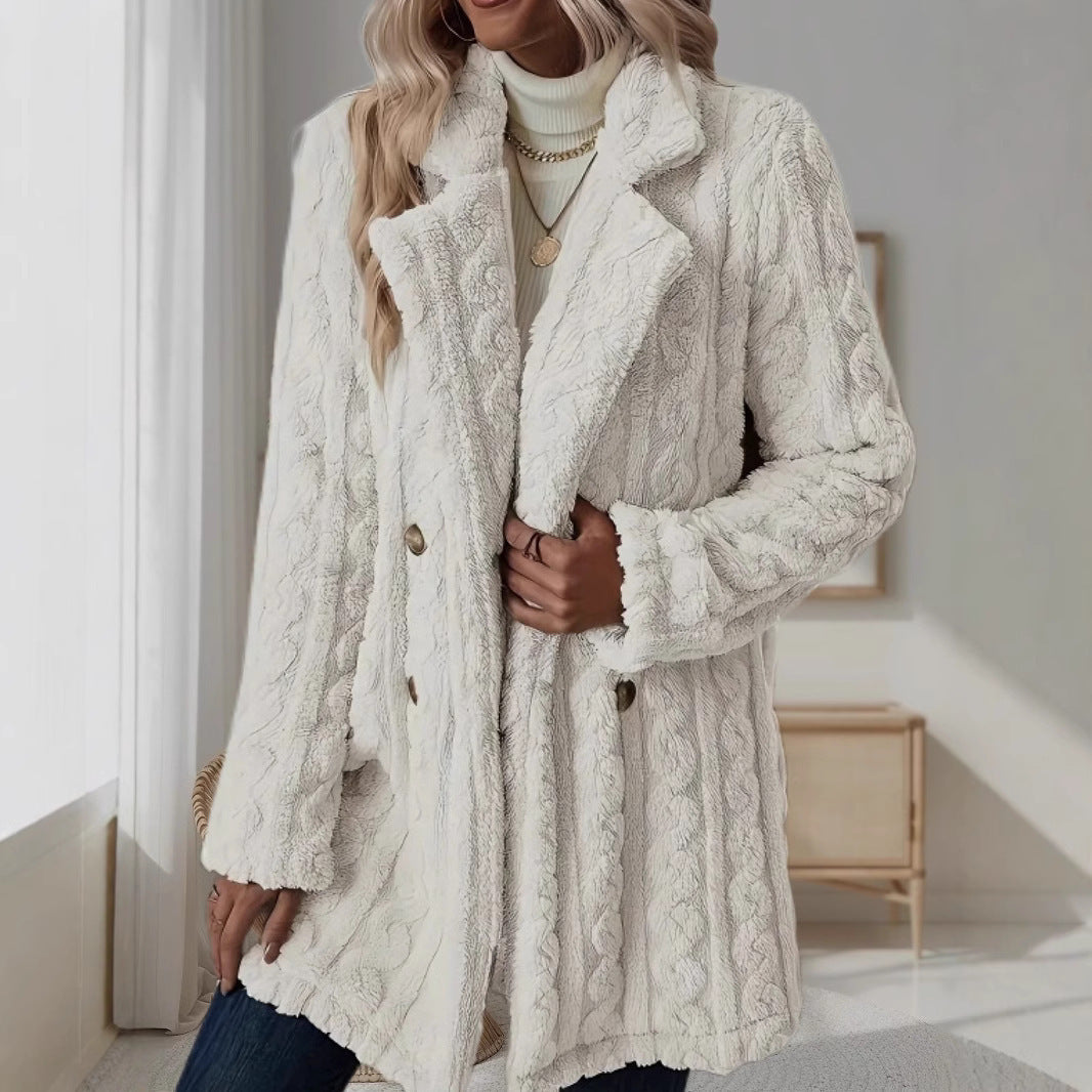 Damen Strickmantel Drune