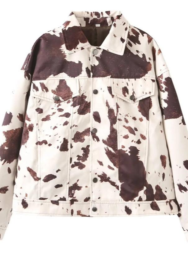 Drune | Druck Denim Jacke