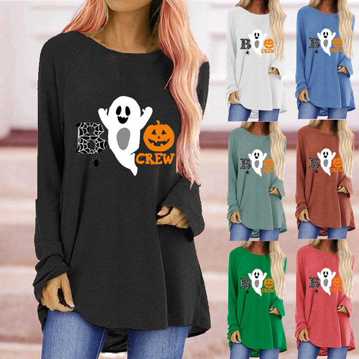 Damen lässiges Halloween T-Shirt Drune