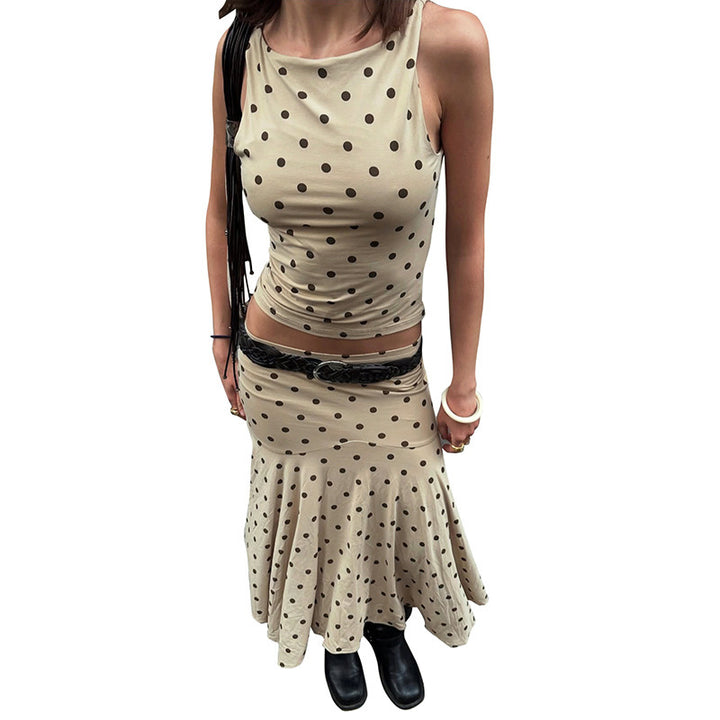 Damen Maxikleid mit lässiger Raffung und elegantem Volantübergang Drune