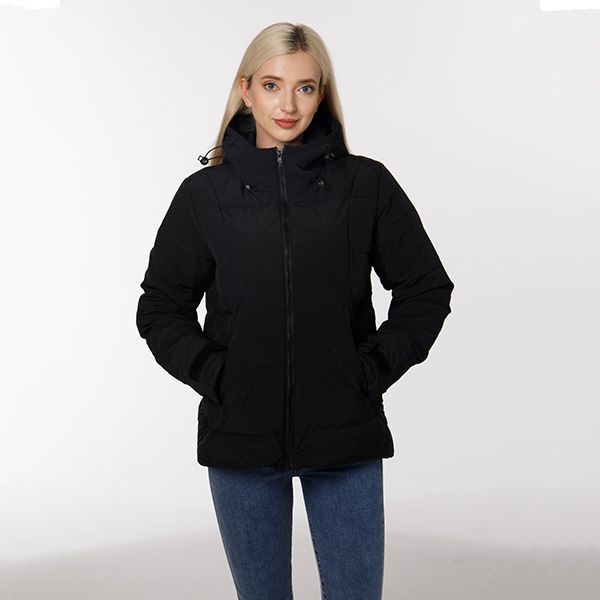 Damen gesteppte Winterjacke mit wasserabweisendem Außenmaterial und weichem Innenfutter Drune