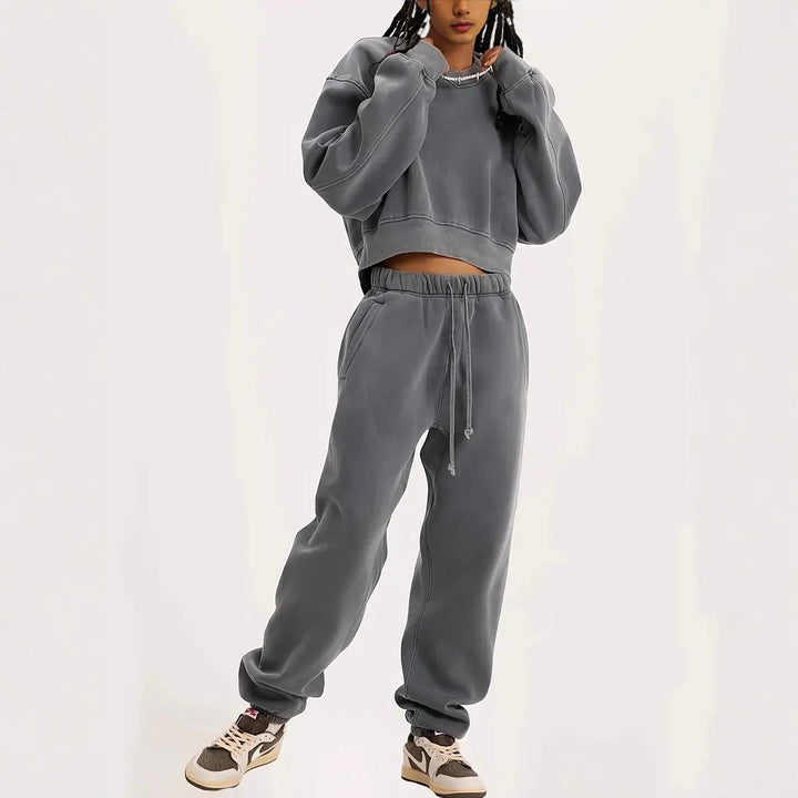 Damen lässiger Oversized-Sweatshirt Drune