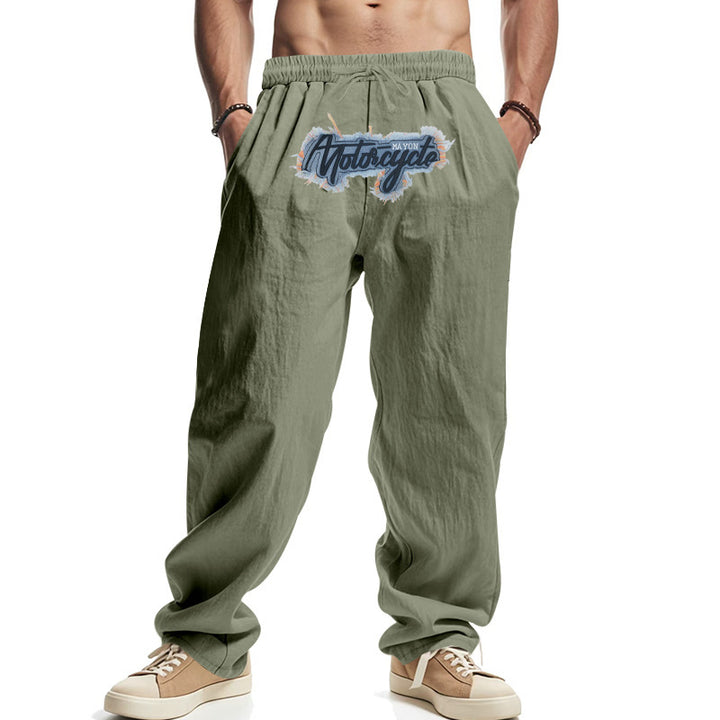 Herren Bequeme Freizeit-Pants mit elastischem Bund und seitlichen Taschen Drune