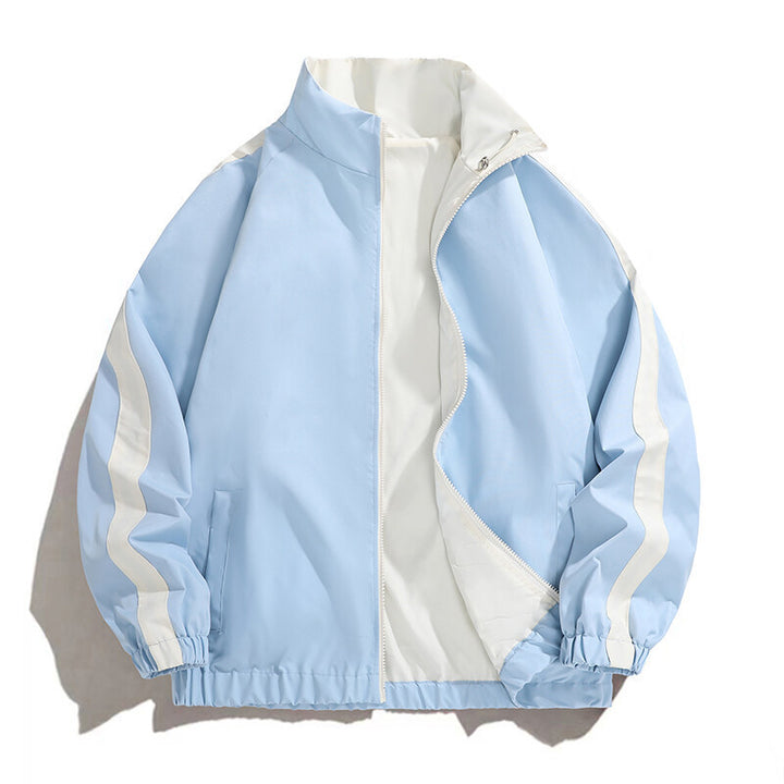 Herren modische Freizeitjacke mit sportlichem Schnitt und kontrastierenden Akzenten Drune