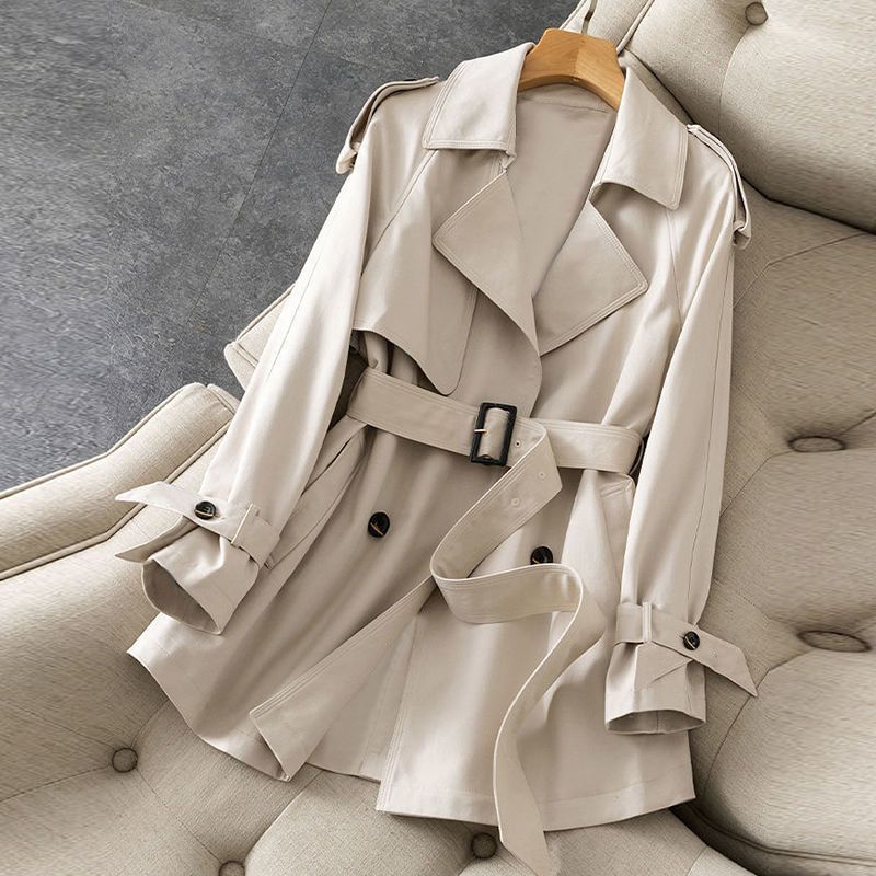 Drune | Trenchcoat Mit Revers Und Gürtel Für Damen