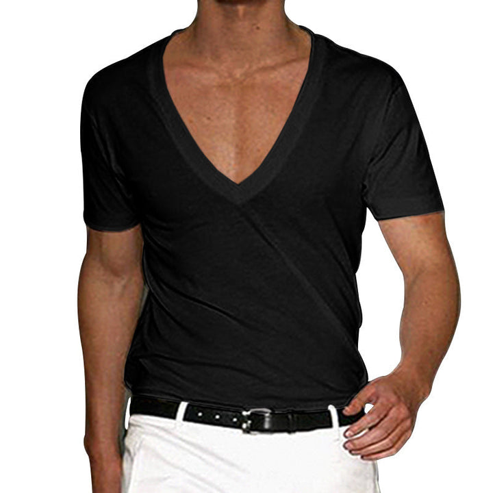 Drune | Slim Fit T-Shirt mit V-Ausschnitt