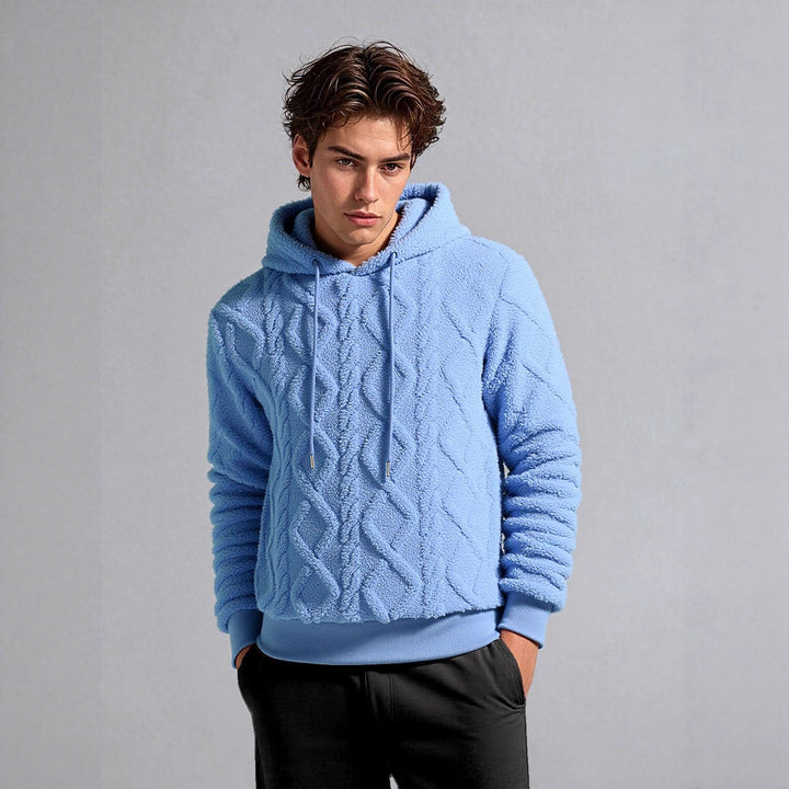 Damen Kuscheliger Fleece-Hoodie mit strukturiertem Design Drune