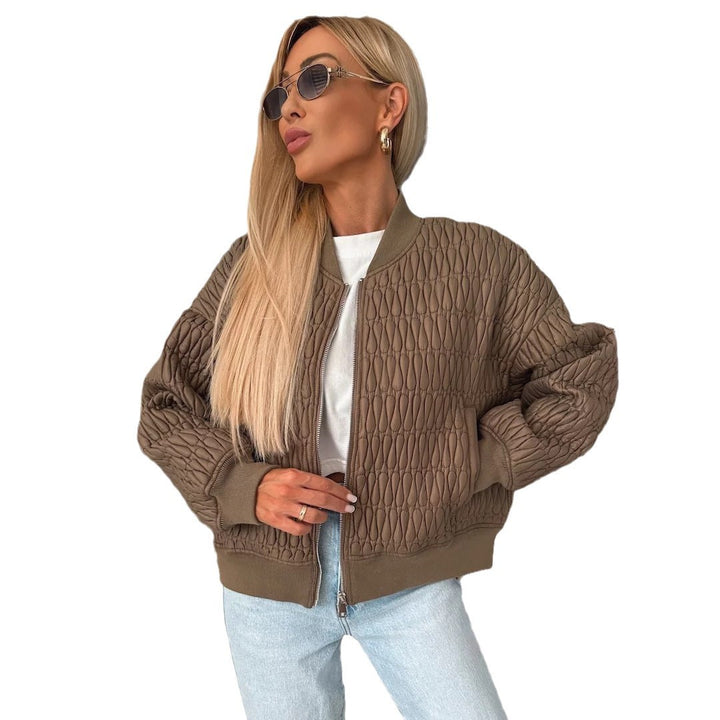 Damen Steppjacke im lässigen Oversized-Stil mit besonderen Steppdetails Drune