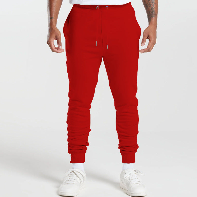 Herren Sportsweatpants mit gestreifen elastischen Bündchen und praktischen Seitentaschen Drune