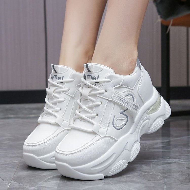 Damen Sportliche Chunky Sneakers mit atmungsaktiven Mesh-Einsätzen und robustem Design Drune