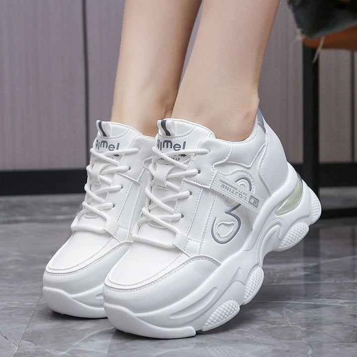 Damen Sportliche Chunky Sneakers mit atmungsaktiven Mesh-Einsätzen und robustem Design Drune