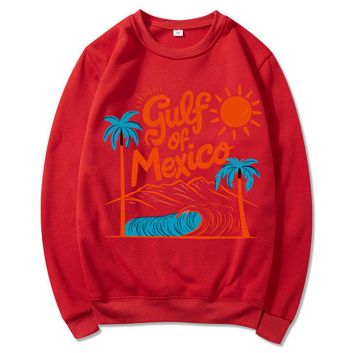 Damen Sweatshirt mit maritimem Grafikdesign und lässigem Schnitt Drune