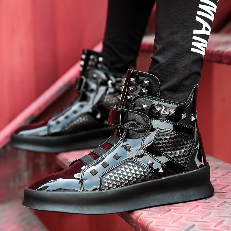 Damen High-Top Sneaker mit einzigartiger Netzstruktur und rutschfester Sohle Drune